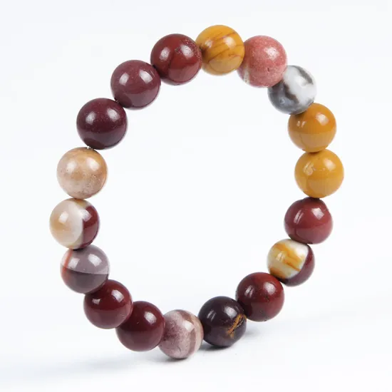 Hot sale natural semi precious stone beads elastic bracelet