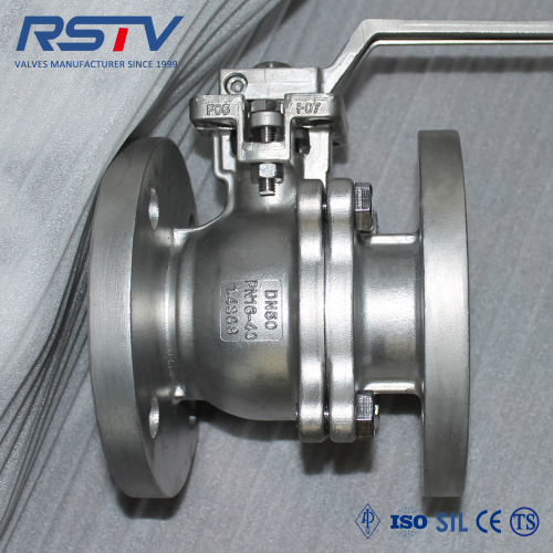 DIN Flange Floating 1.4308 DN50 Ball Valve