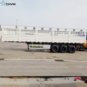 Τρέιλερ φορτίου 3Axles 40FT Side Wall Fence Fence