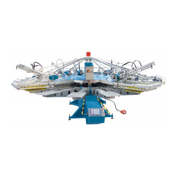 Automatisch textiel T-shirt schermdrukmachine