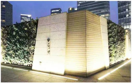 Polarized underground light with low energy consumption