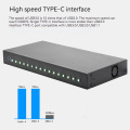 Industri Gred 16-Port Type-C Model Kabinet USB3.0 200W