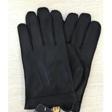 Guantes de cuero de invierno de moda de las damas