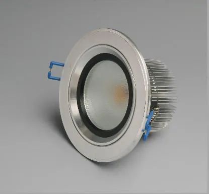 8w Silver / White New Design Dimmable Led Downlights With 140 Degrees For General Lighting