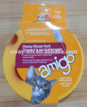 Cheesy mouse hunt TPR cat toy