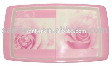 11" rectangle melamine dessert tray