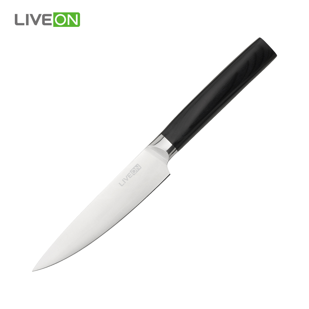5-дюймовый нож из нержавеющей стали Pakkawood с ручкой