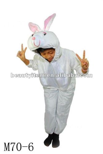 Free shipping Festival Gift Velutum Animal Rabbit Costume For Children