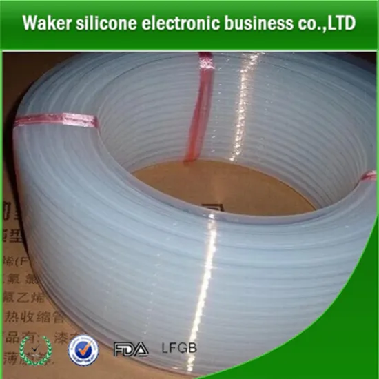 Chemical resistant fiber braided high-pressure silicone tube/tubing