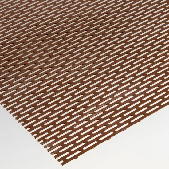 Slotted Hole Perforated metal