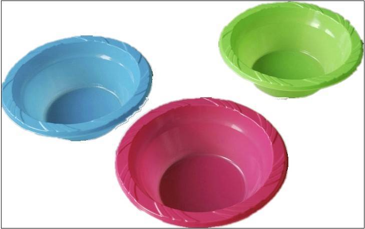 Household Disposable Round and Square Plastic Bowls