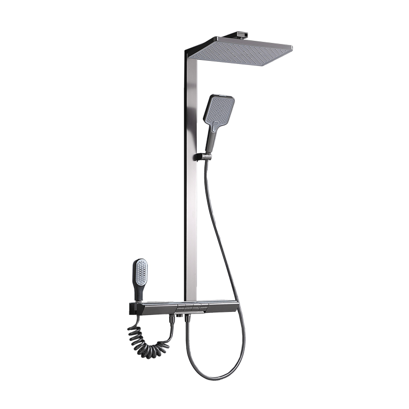 Large Spray Digital Shower Set with Atmosphere Light