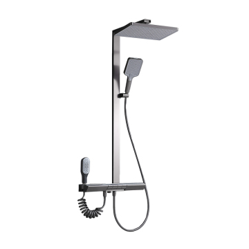 Large Spray Digital Shower Set with Atmosphere Light