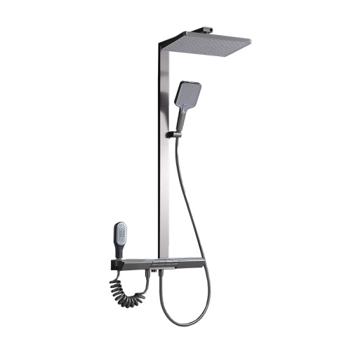 Large Spray Digital Shower Set with Atmosphere Light