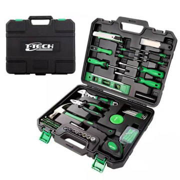 Comprehensive 100-Piece Home Use Tool Set: Electrician's Hardware Toolbox with Woodworking and Manual Hand Tools