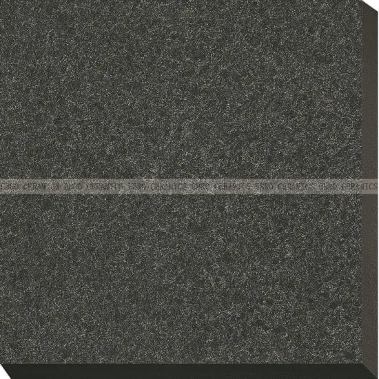 Non-Slip Black Granite Porcelain Floor Tiles 20mm Thick 60x60cm for Car Parking