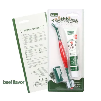 Pet Cleaning Toothbrush Toothpaste Set