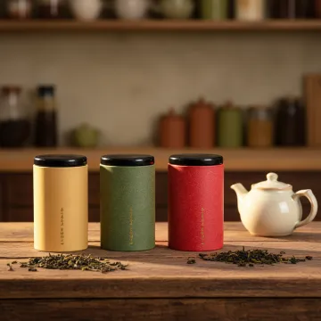 Custom Paper Tube Gift Box for Tea Packaging