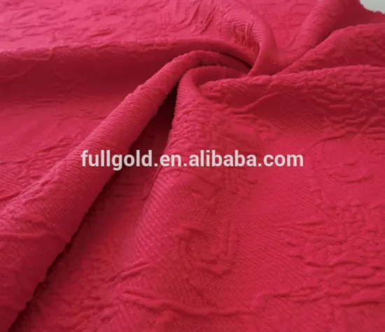 Top Garde Knitting DTY P/D Jacquard Fabric For Autumn Fashion Dress