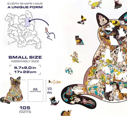 Custom Kids Wooden 3D Puzzle Jigsaw Toys