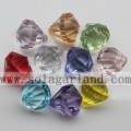 Acrylique Chunky Transparent Perles Diamant Colliers Mixtes Pendentifs