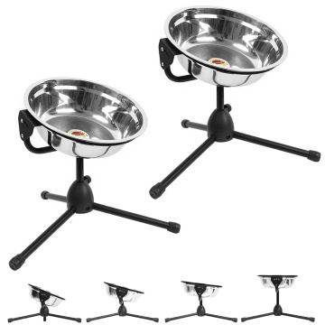 Dual Bowls for Large Dog