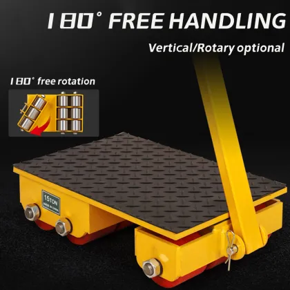 30t Roller Skate Material Handling Cargo Trolley
