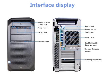 HP Z8 G4 Desktop Workstation with Excellent Graphics Performance