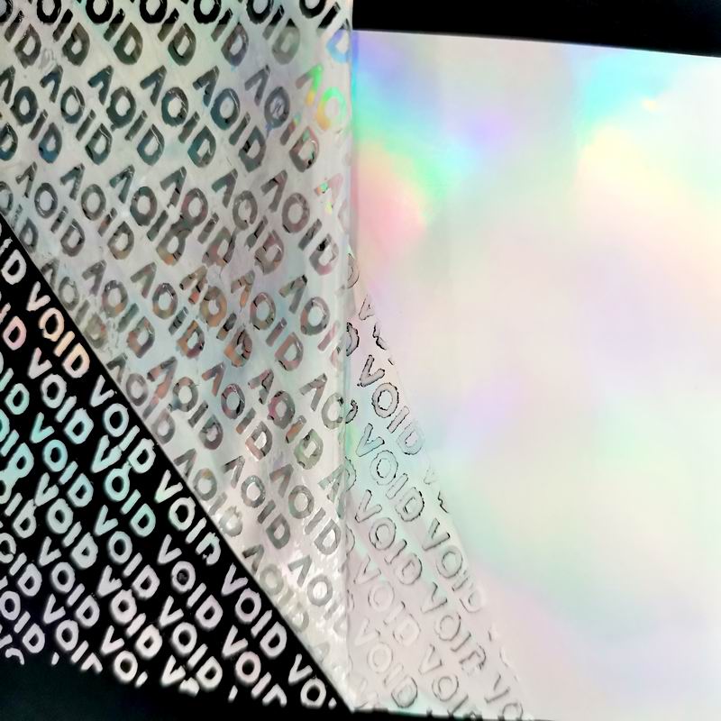 Benutzerdefinierte Hologramm Druck gegen gefälschte Etikettmaterialien