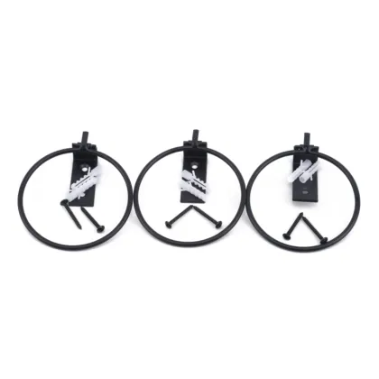 3pcs Garden Flower Pot Trays Wall Mounted Folding Metal Pot Ring Holder Flower Planter Tray Stand Flower Pot Balcony