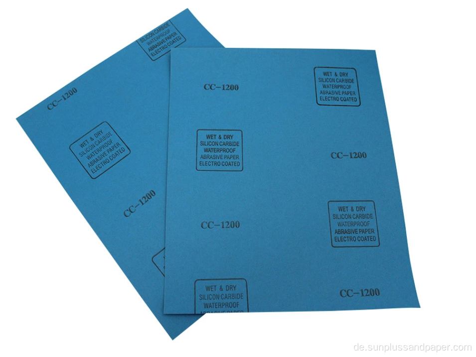 Schleifenpapier trocken und nasse Schleibsschleifpapier 230 mm*280 mm