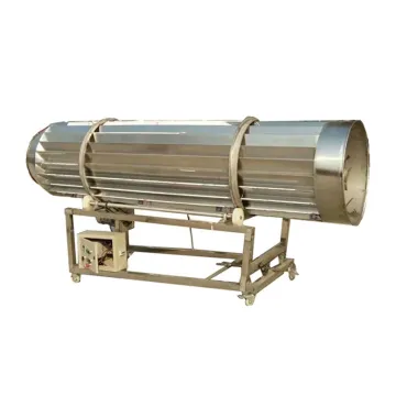 SS Rotary Puffed Fried Snack Food Potato Chips Mixing Seasoning Machine