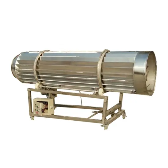 SS Rotary Puffed Fried Snack Food Potato Chips Mixing Seasoning Machine
