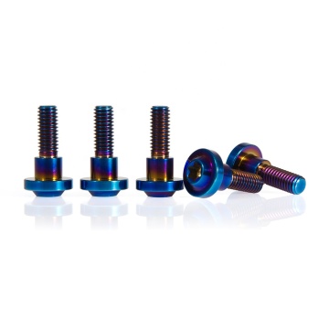 Titanium Bolts M6 x 20mm Blue for Yamaha R1/R6, Suzuki FZ1000, FJR1300 Front Rear Disc