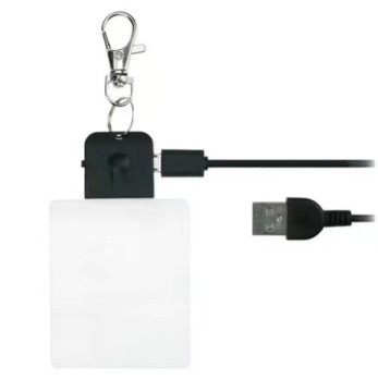 Président en acrylique 3D personnalisable avec éclairage rechargeable RVB - Coupe laser à votre conception