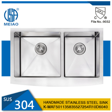 Farmhouse Apron Stainless Steel Tenggelam Dapur Tenggelam