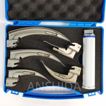 Rechargeable Fiber Optic Intubation Video Laryngoscope