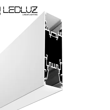 Pendant Up and Down Linear LED Light Aluminum Profile for Office Lighting