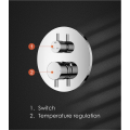 Shower Mixer Water Mixer Valve and Trim Kit