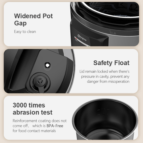 digital electric pressure cooker 6QT Mechanical Electric pressure cooker Supplier