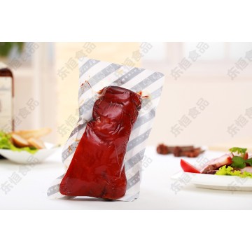 وجه لحم الخنزير المتبل والمطبوخ