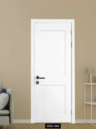 Smart Lock Interior Wooden Door - PHINO Simple Painted Wood Designs
