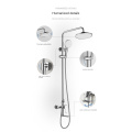 Brass Faucet 3-Function Wall Mounted Shower Set