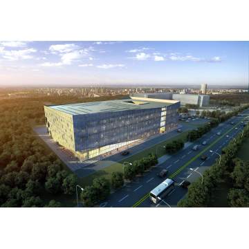 Construcción de muro cortina de rejilla Karamay Badminton Hall