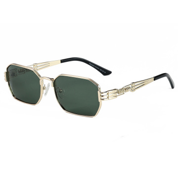 Wholesale Geometric Metal Acetate Sunglasses