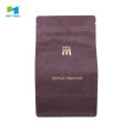 Flat square bottom Food Grade Moisture Proof Packaging Plastic coffee Bag