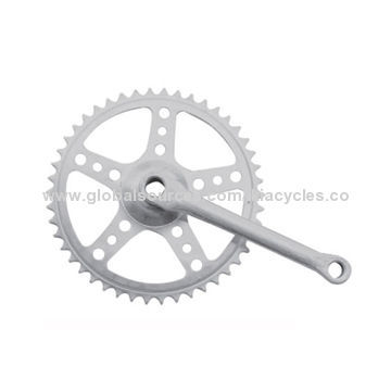 Chainwheel and Crank for Bicycle, with Steel Materials, CP, ED, 46T