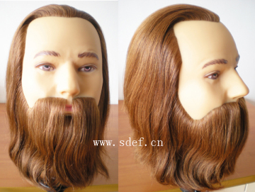 Human Hair Male Mannequin Head Mf018)