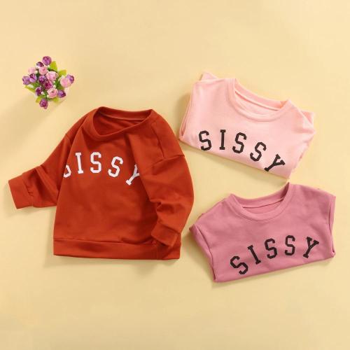 Children's Sweatshirt Top Letter Print Long Sleeve Jacket