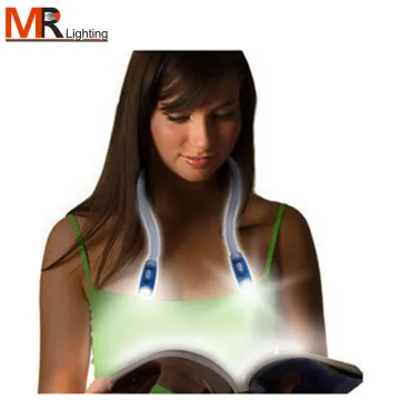 Hands-Free Flexible Portable LED Neck Lamp for Reading